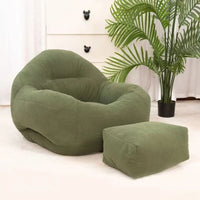 Fauteuil Pouf Chambre en Velours