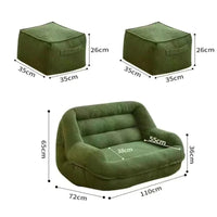 léon canapé pouf extra large