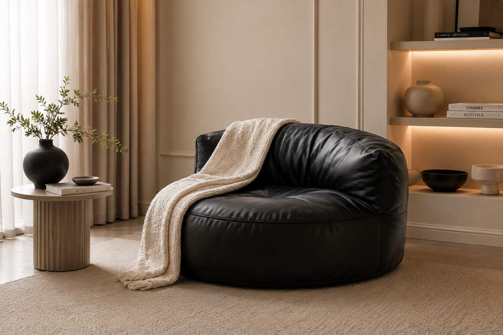 canapé pouf luxe